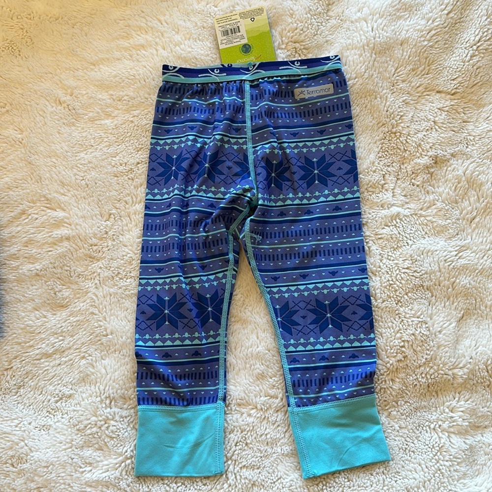 NWT - Terramar baselayer pants - girls 3T, excellent for skiing and winter